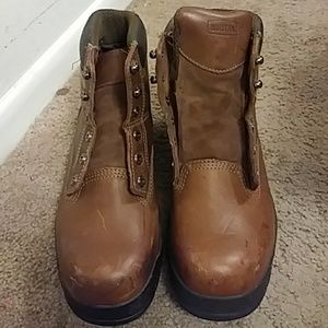 Steel toe boots wolverine